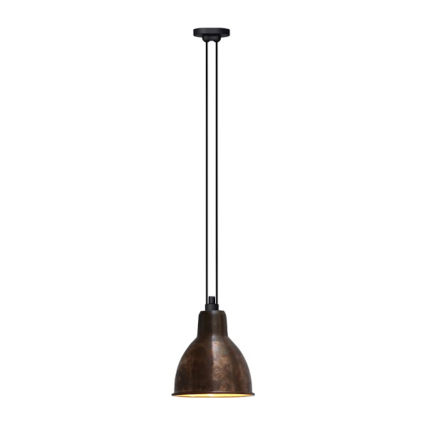 Les Acrobates XL 322 Pendant Light Black Reflector Copper Brut/White Rond DCW EDITIONS