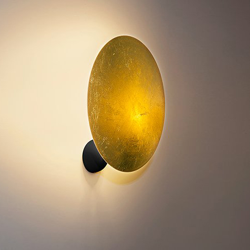Lederam W1 Wall/Ceiling Light Golden CATELLANI & SMITH
