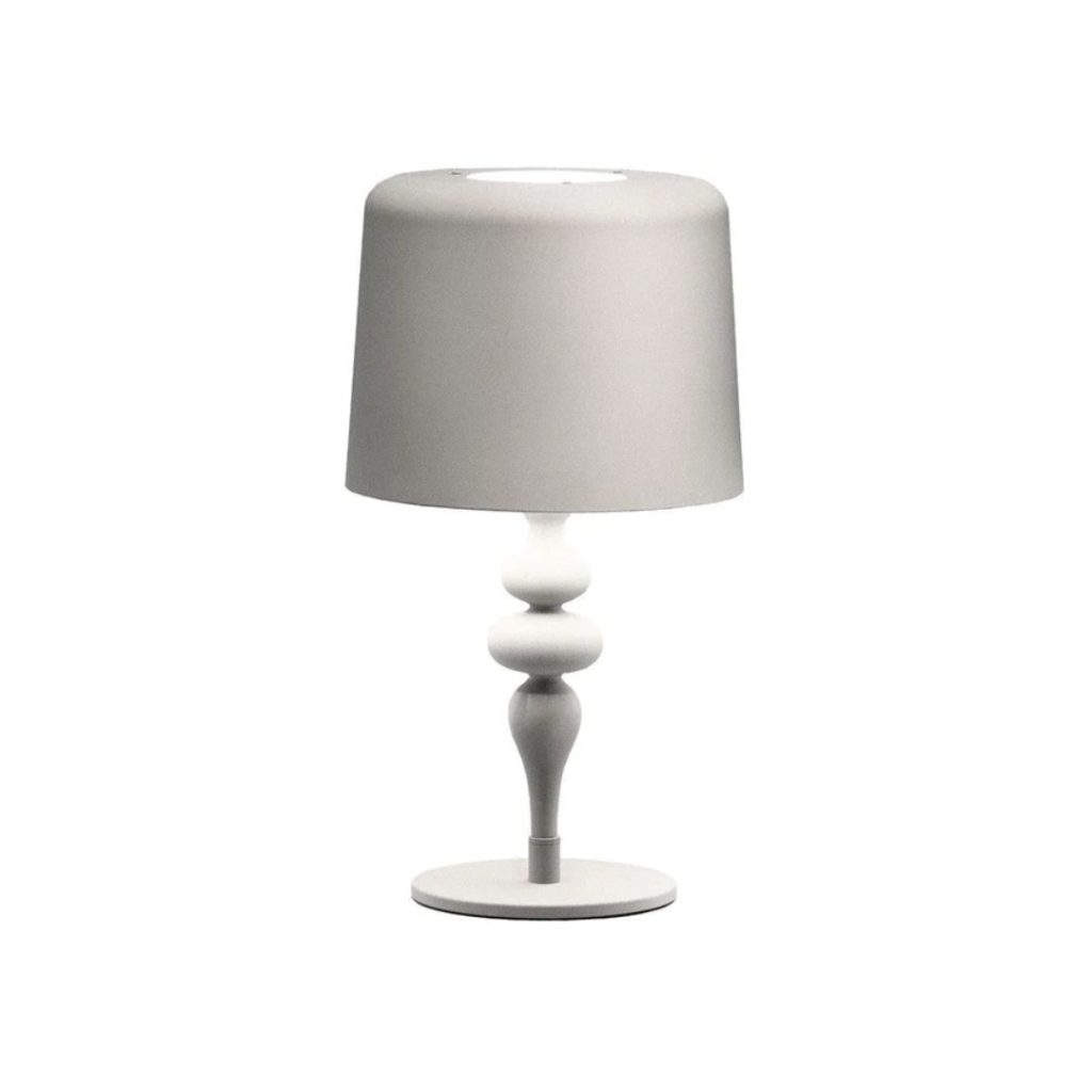 Eva Medium Table Lamp White MASIERO