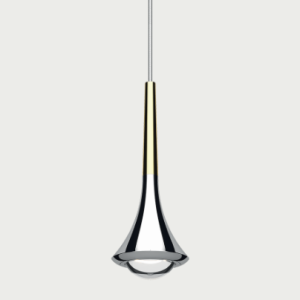 Rain Pendant Chrome/Gold 2700K LODES