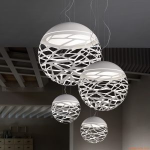Kelly Pendant Light Large Sphere Ø80 White LODES
