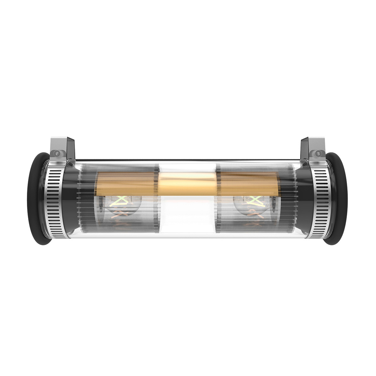 In The Tube Wall Light Gold Reflector/Silver Mesh L37cm DCW EDITIONS