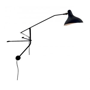 Mantis Wall/Ceiling Light BS2 Mini Satin Black DCW EDITIONS