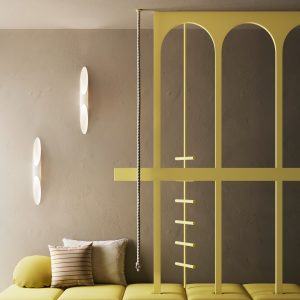 Shakti Wall Light Ø10 H80 White KUNDALINI