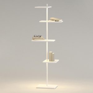 Suite Floor Lamp Shelf 6005 White VIBIA