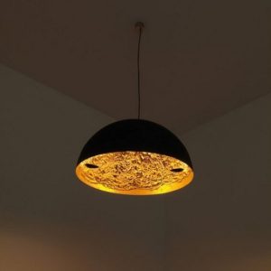 Stchu-Moon Pendant Light Gold Ø40cm CATELLANI & SMITH