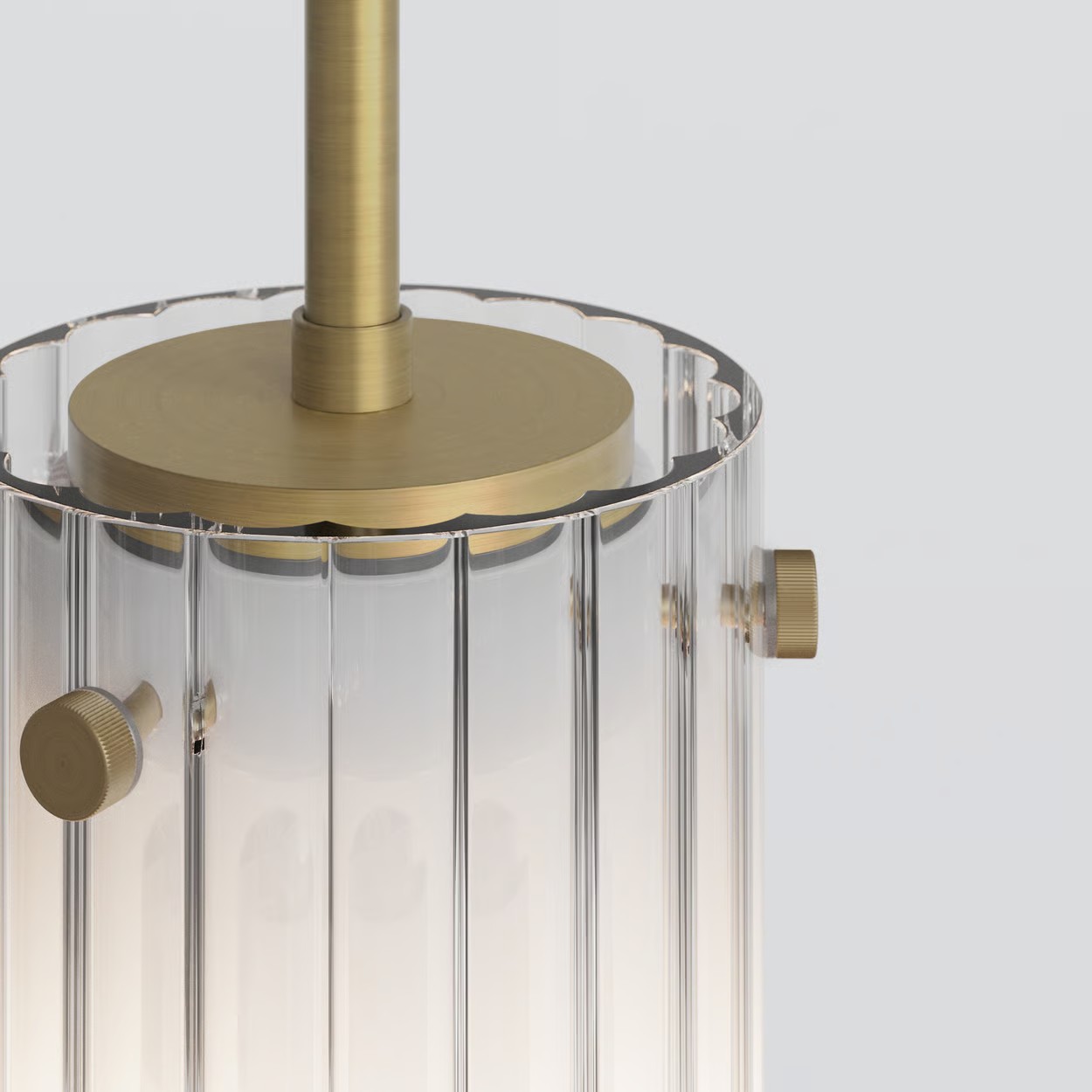 Ottavino Pendant, Matte Brushed Brass - Astro - Image 2