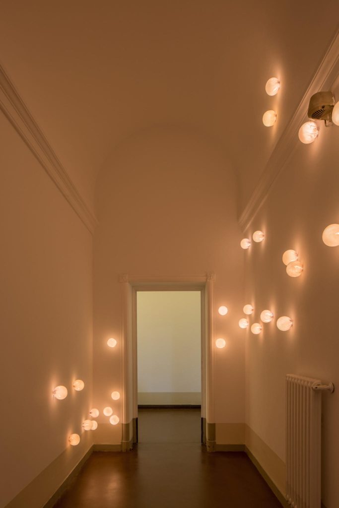 Bocci Series 84 Brass Ceiling/Wall Lamp Hand-Blown Glass