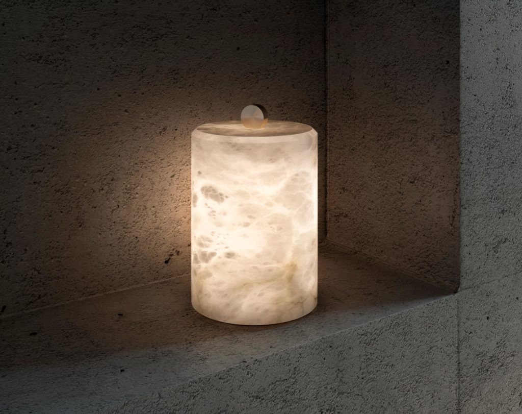 Lyra portable table lamp - ATELIER ALAIN ELLOUZ