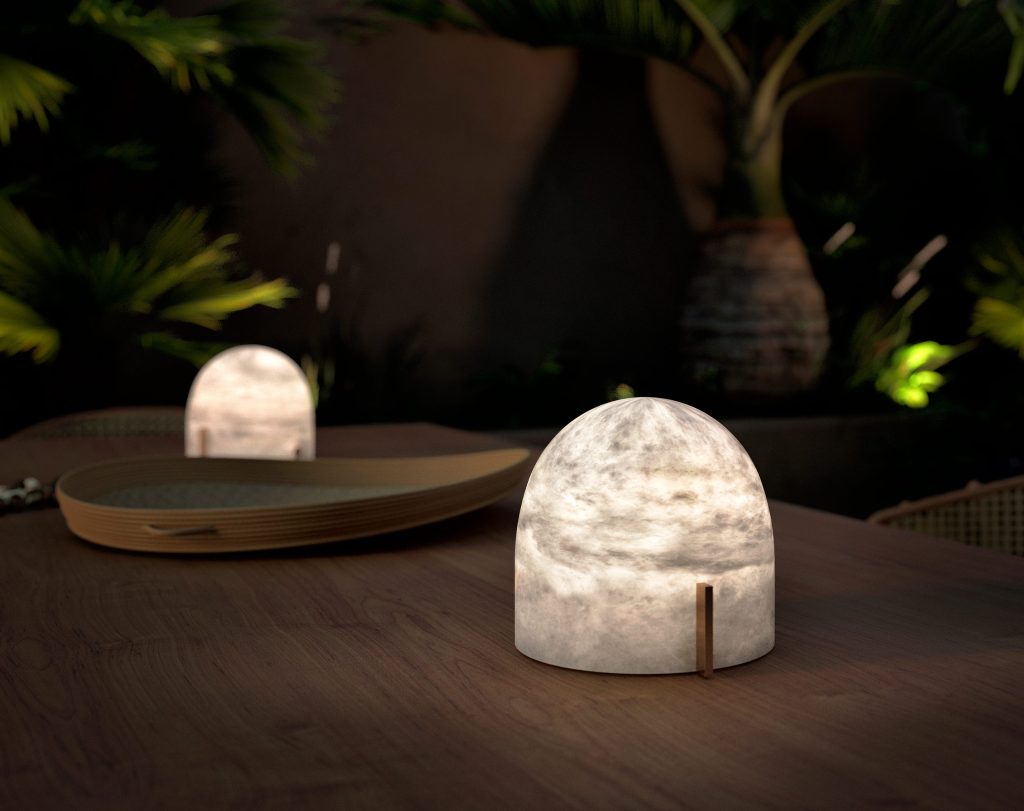 Mona portable table lamp - ATELIER ALAIN ELLOUZ