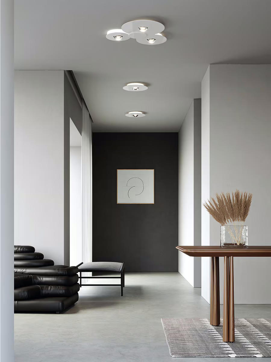 Bugia Triple Ceiling Light White 3000K by LODES
