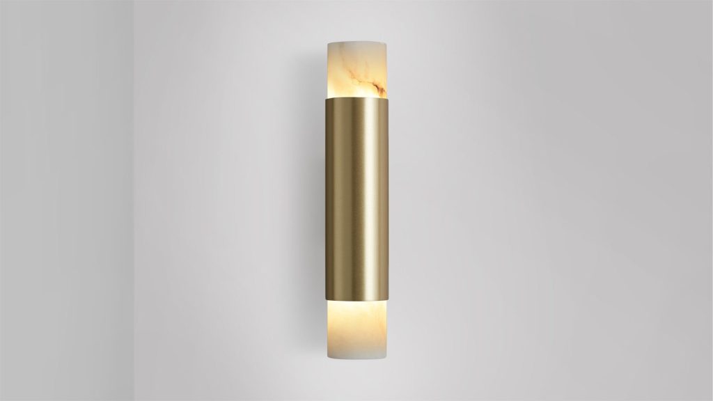 Roma Wall Tall - Satin Brass ip44 - CTO LIGHTING