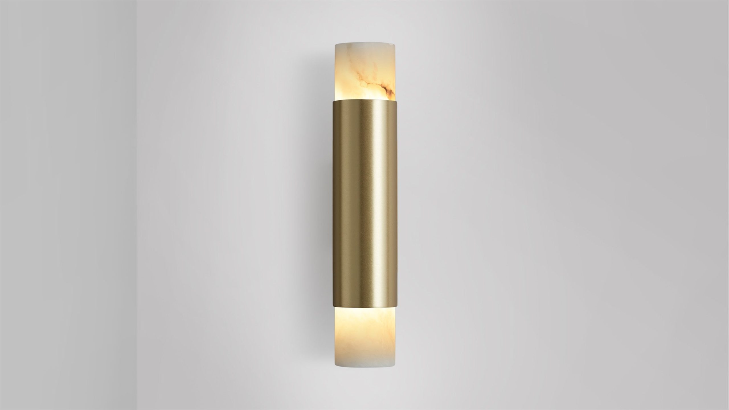 Roma Wall Tall - Satin Brass ip44 - CTO LIGHTING
