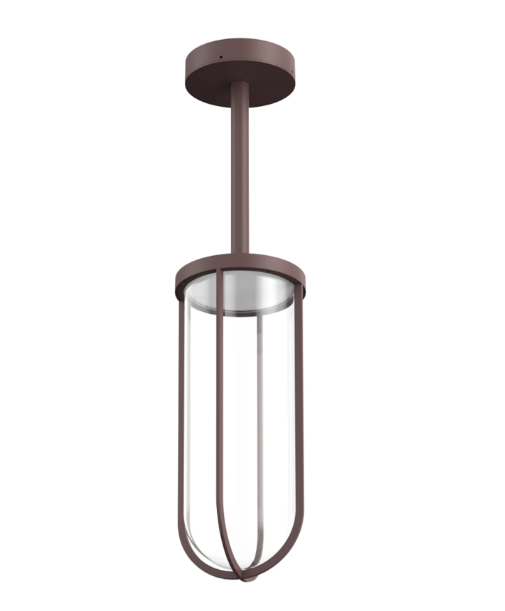 IN VITRO ROD 1 Outdoor Ceiling Lamp Deep Brown FLOS