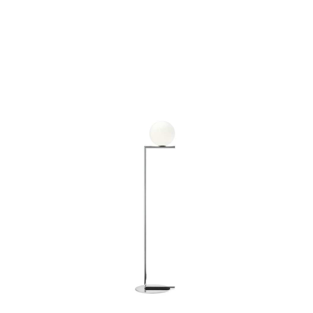FLOS IC F1 Floor Light Chrome H135cm