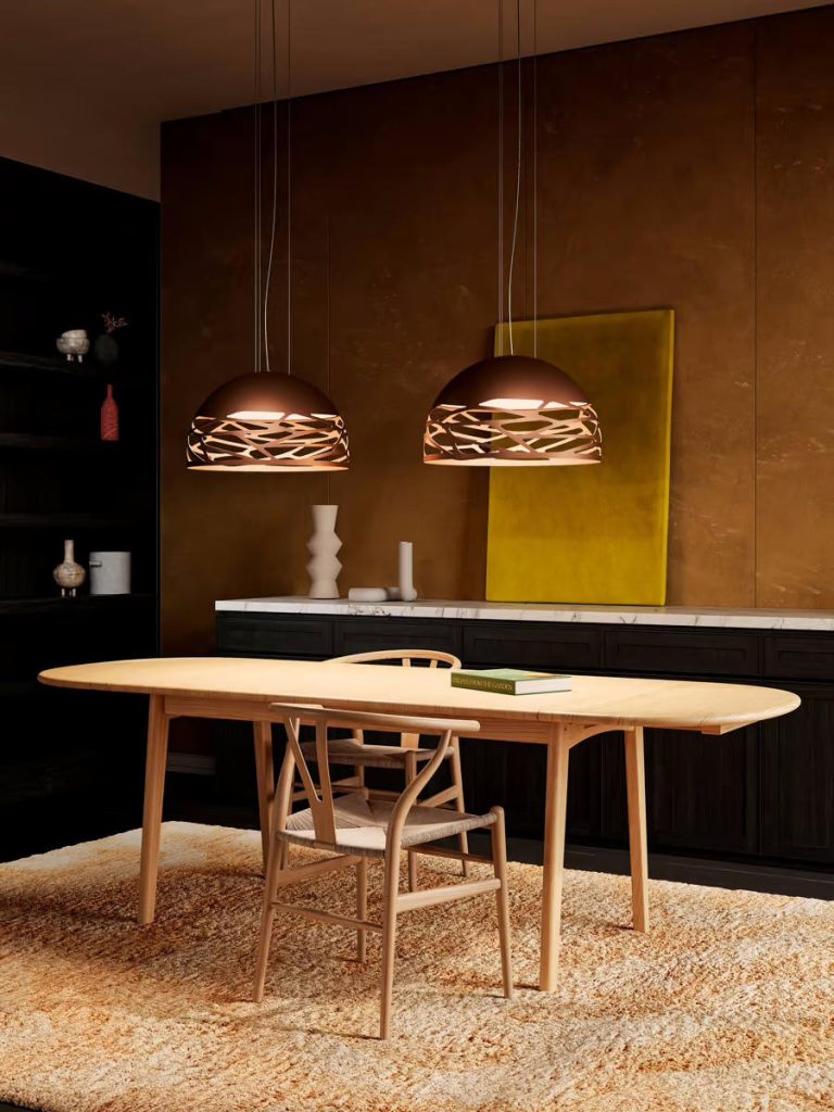 Kelly Pendant Light Large Dome Ø80 Black LODES