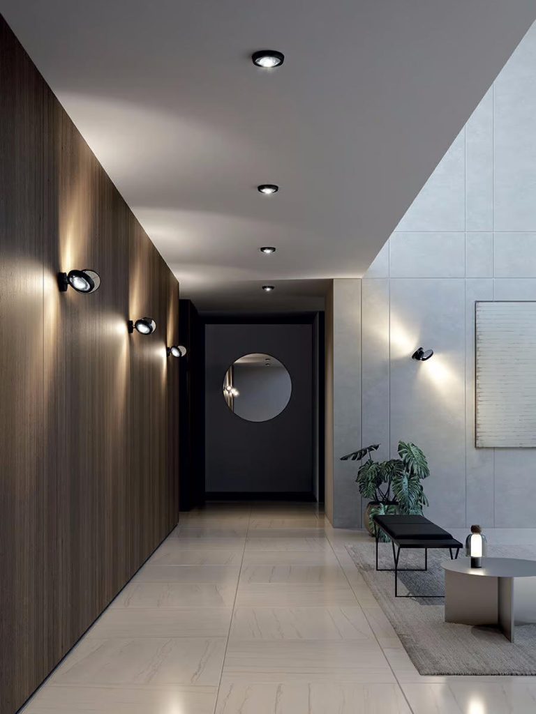 Nautilus Wall Light Matte Champagne 2700K by LODES