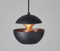 Here Comes The Sun Pendant Light Mini Black/Copper DCW EDITIONS