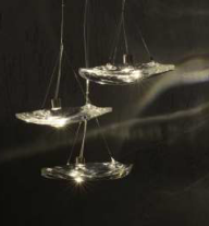 MANTA 3 lights pendant 3000K TERZANI