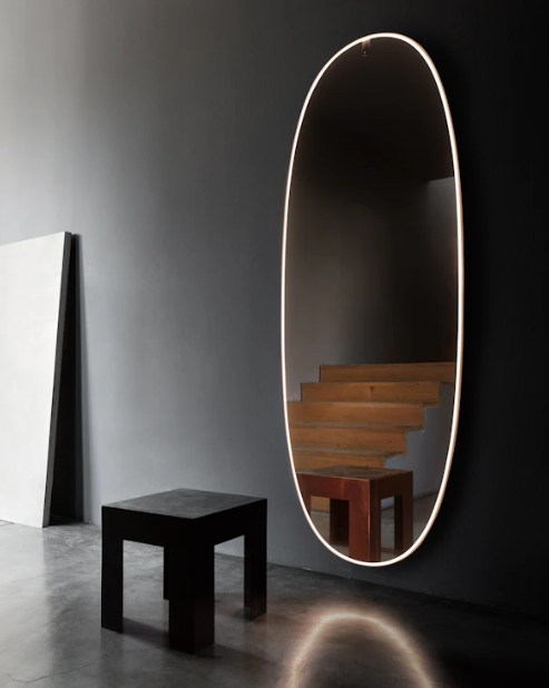 La Plus Belle - brushed gold - Wall Light Mirror - FLOS