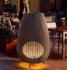 Amphora 03 - brown rattan - BOVER