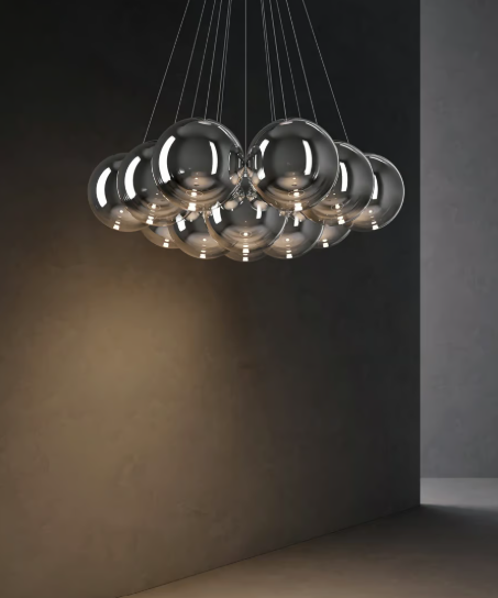 Random Cloud 7 Lights Ø28 - Glossy Smoke - LODES