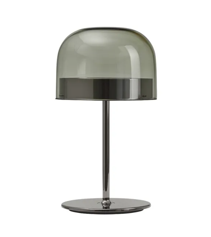 Equatore Table Light LED Ø24cm Glossy black FONTANA ARTE