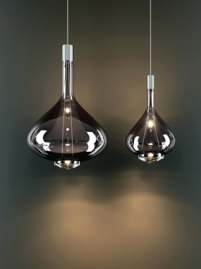 Sky-Fall Pendant Medium Glossy Smoke - DALI - LODES