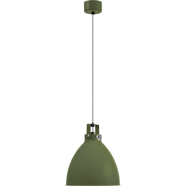 Augustin Pendant Ø24 Grey Olive Interior Finish/White Cordon JIELDE