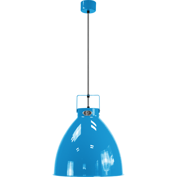 Augustin Pendant Ø36 Light Blue Interior Finish/Silver Cordon JIELDE