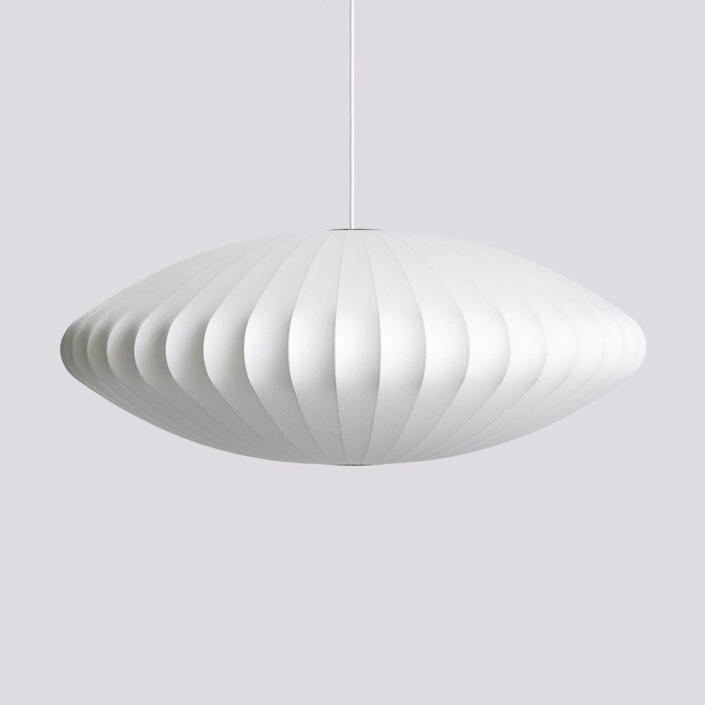 Nelson Saucer Bubble Pendant-Large-Off white - HAY