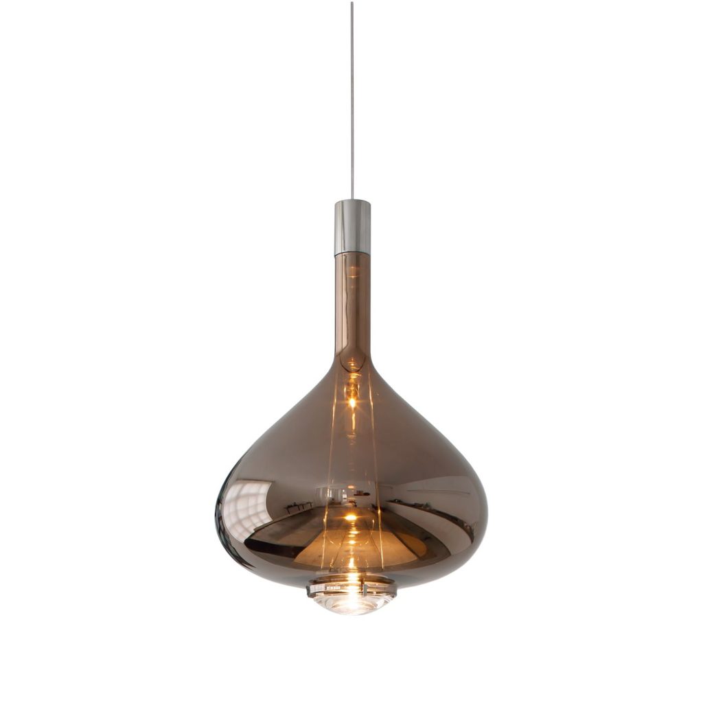 Sky-Fall Pendant Light Copper Glossy Metallized LODES