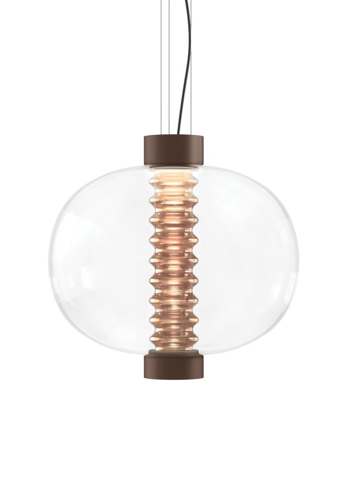 Bolha Pendant Light Brun Smoked KUNDALINI