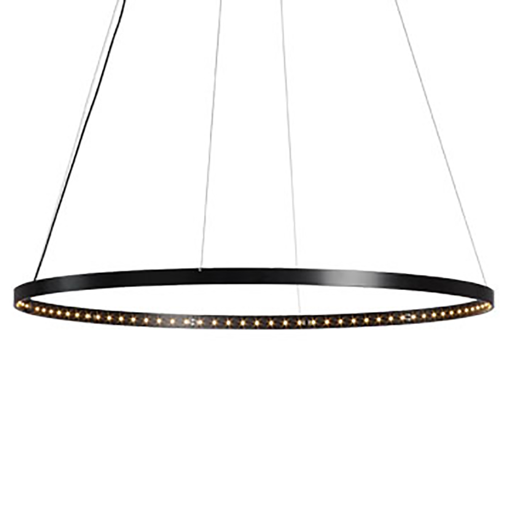 Circle 60 Pendant Light Black LEDEUN