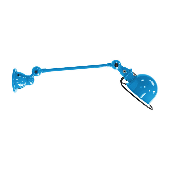 Loft Wall Light with 1 Bras Light Light Blue JIELDE