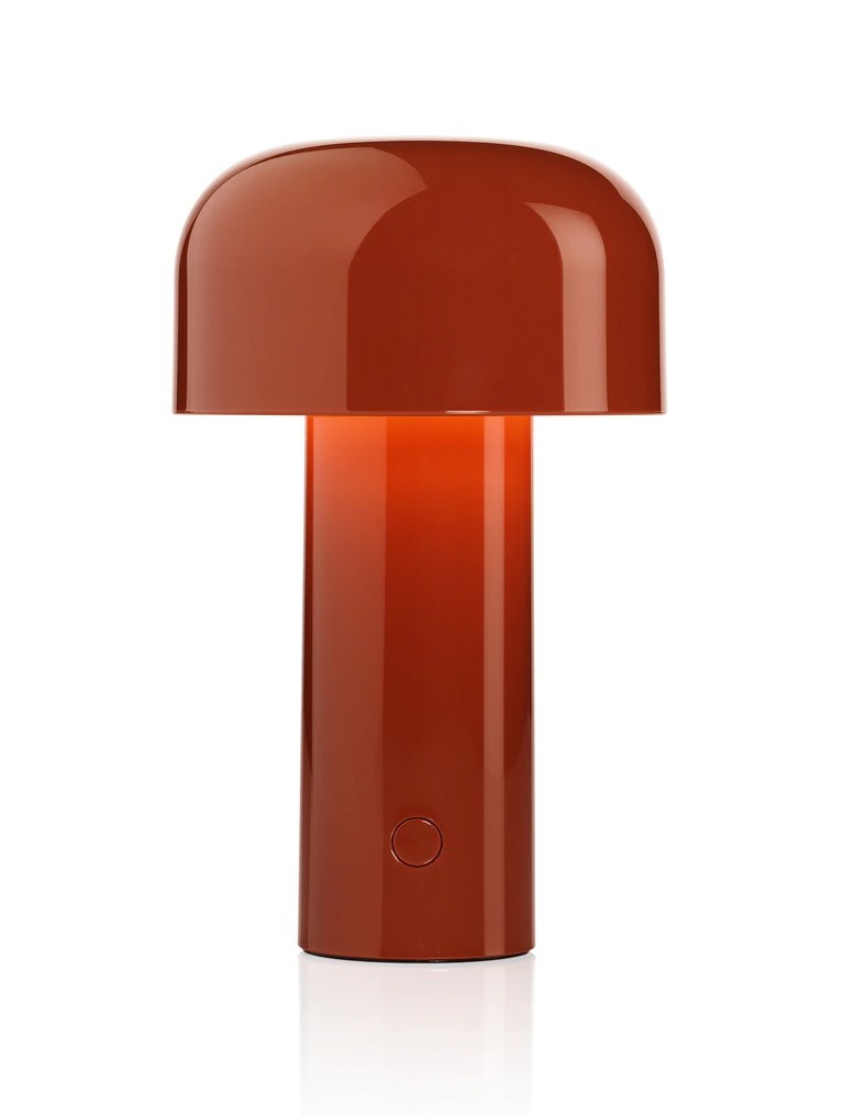 Bellhop Battery Table Lamp Brick Red FLOS