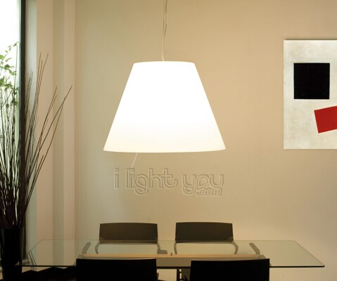 Large Costanza Pendant Light with Sensorial Dimmer LUCEPLAN