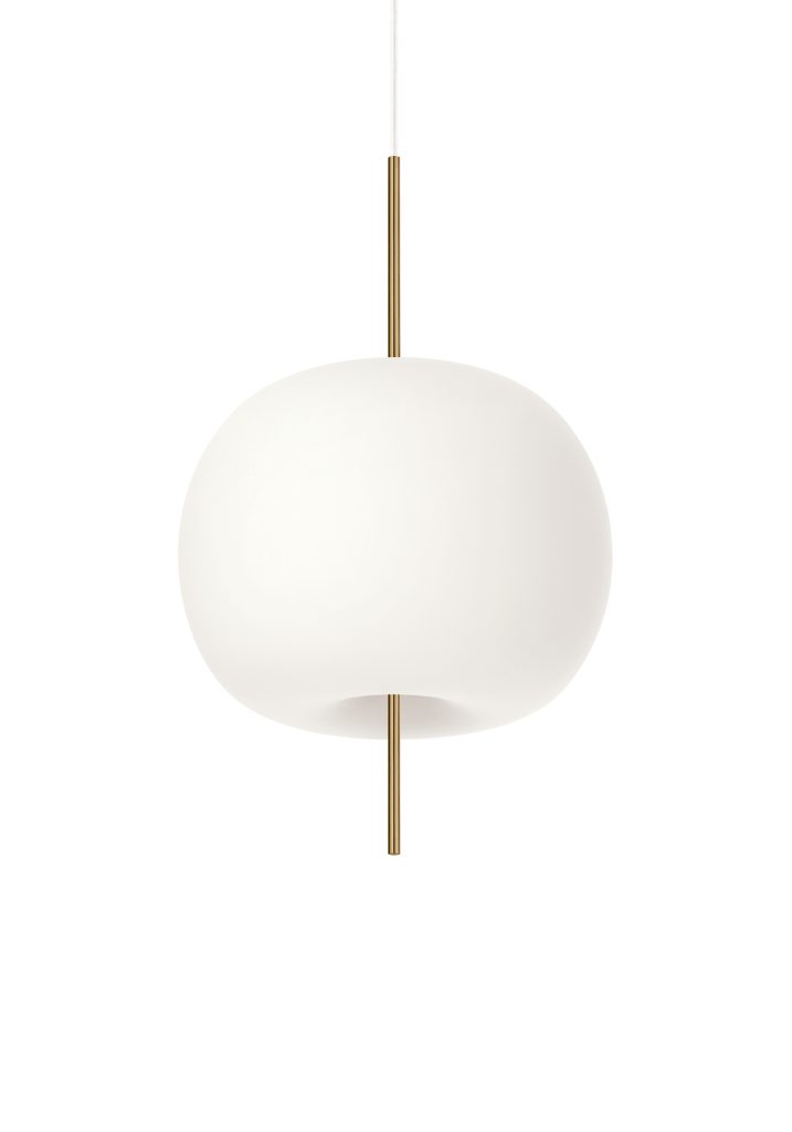 Kushi Pendant Light LED Ø33cm Brass KUNDALINI