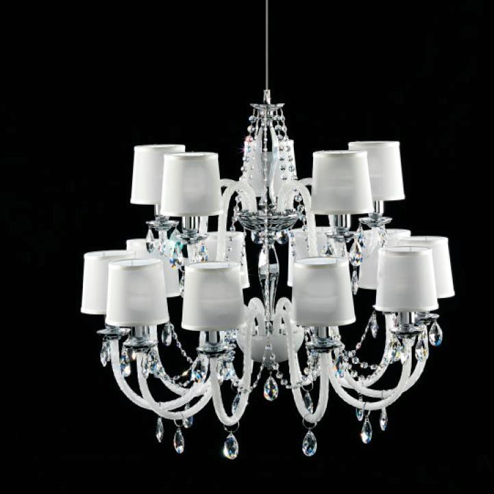 Lenoir Design Chandelier White ITALAMP