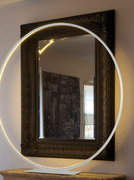 MEGA 90 Table Light White Finish LEDEUN