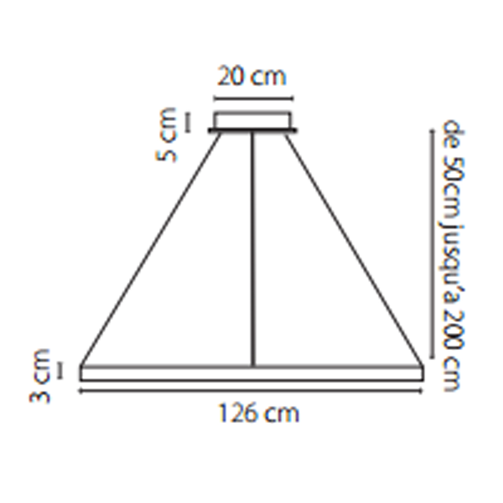 Omega 120 Pendant Light Brass LEDEUN - Image 3