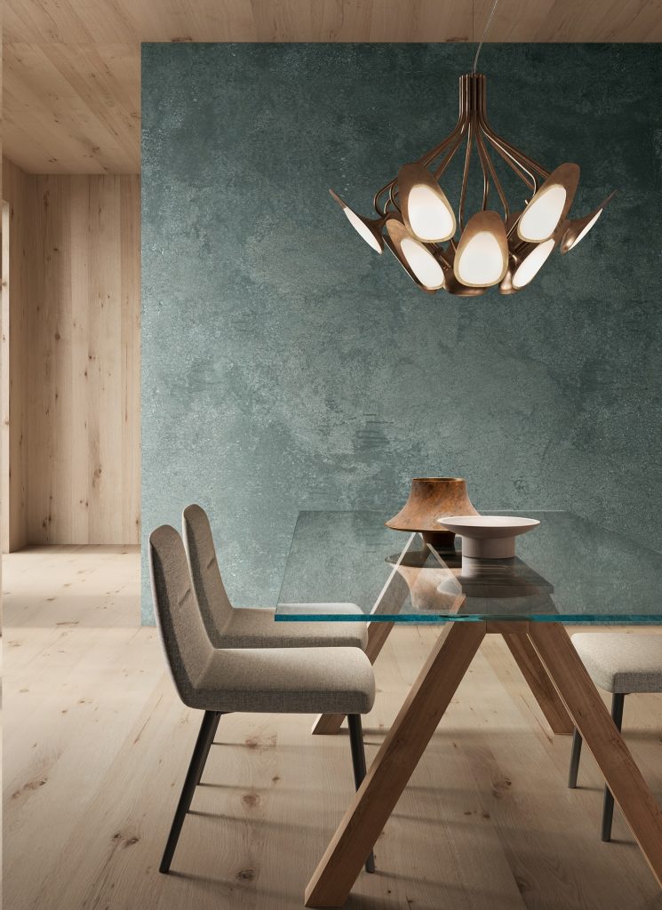 Peacock Pendant Light Brass Engraved Acid KUNDALINI