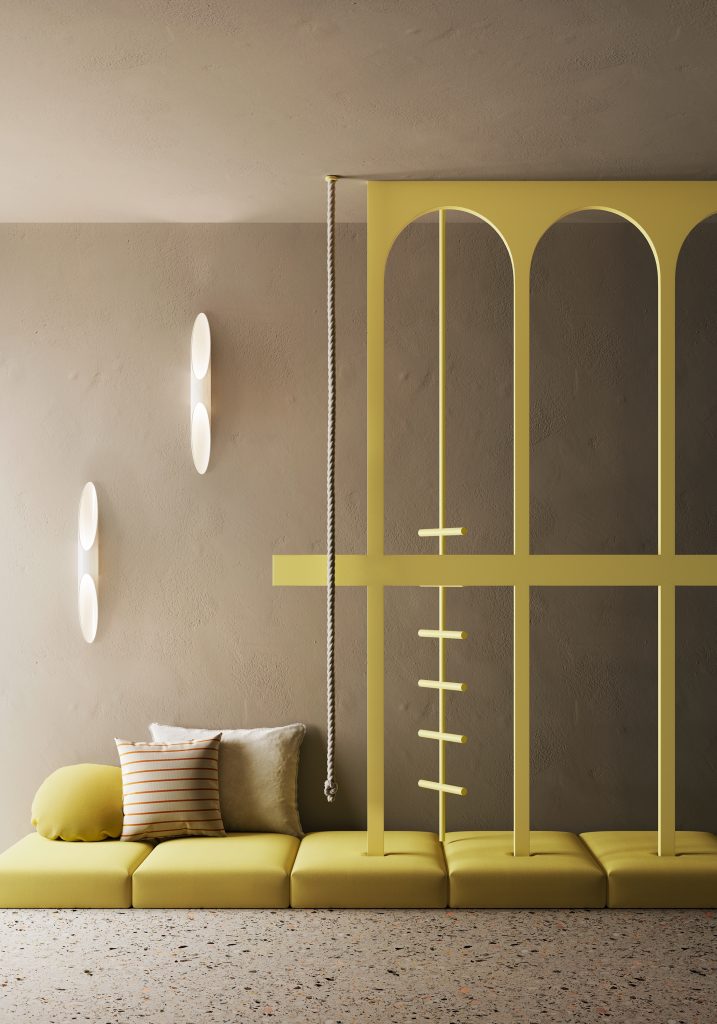 Shakti Wall Light Ø10 H80 White KUNDALINI