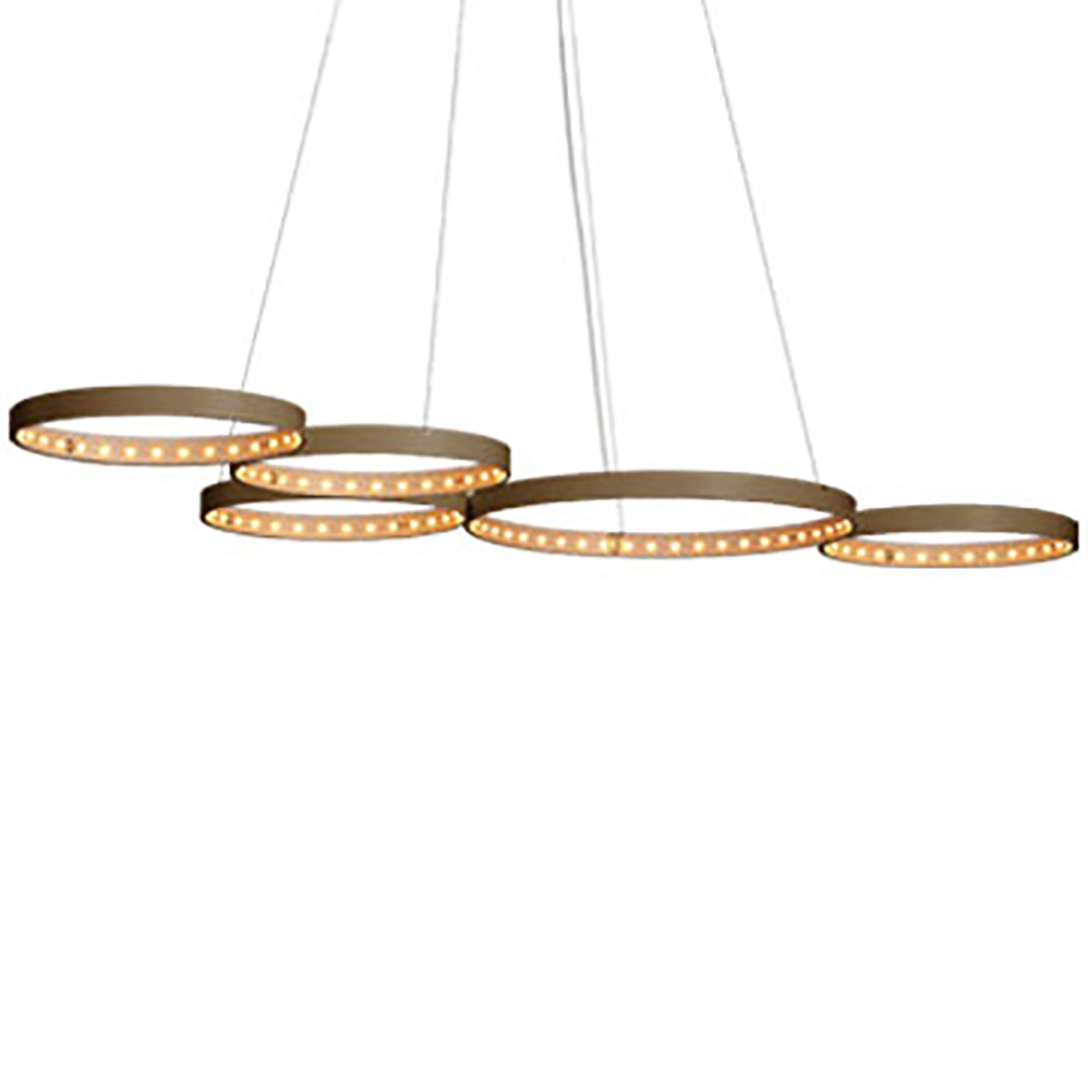 Super 8 Pendant Light Bronze LEDEUN