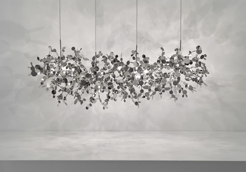 Argent 4 Linear Suspension 125cm Stainless Steel TERZANI